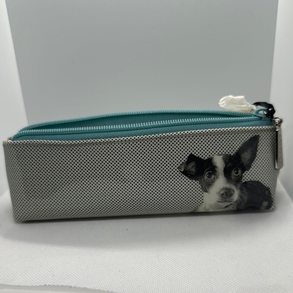 Catseye London Etching Dog Long Cosmetic/Pencil Case - New with Tags! - Picture 11 of 16